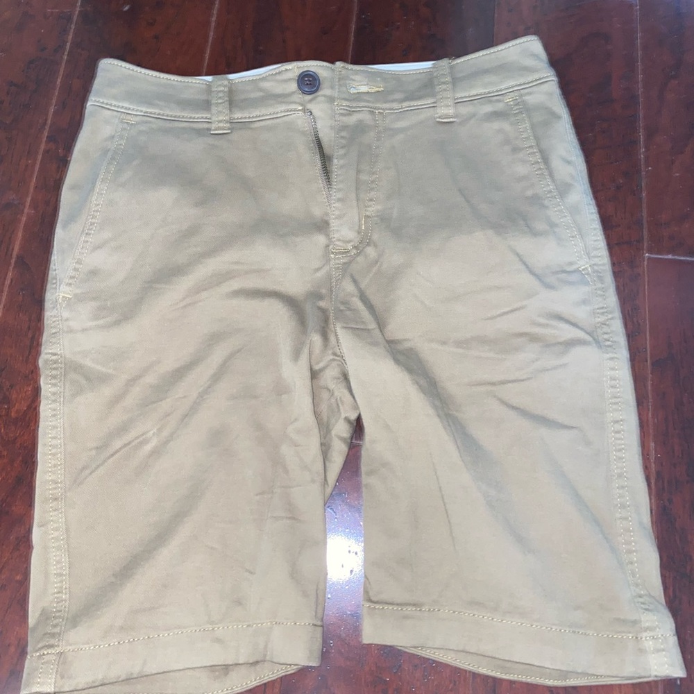 Tan Abercrombie Kids Twill Shorts SZ 15/16